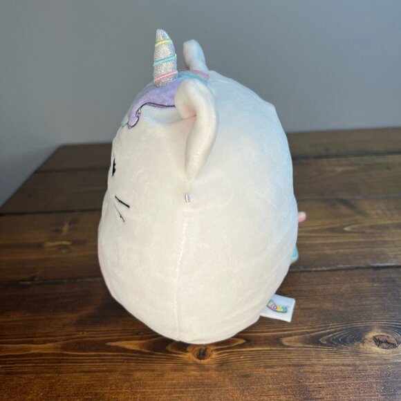 Squishmallows Luxe The Caticorn Glitter Horn Rainbow Tail plush stuffed animal - Picture 2 of 9